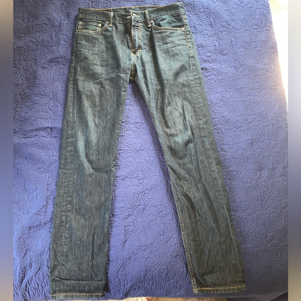 Levi's Blue Slim Straight Jeans 508